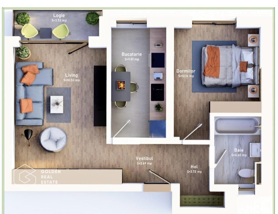 Apartament 2 camere zona Nord – Finalizare Martie 2026 - Poză 8