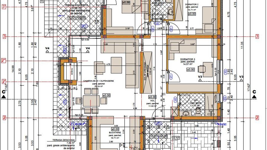 Vilă nou construită, 130 mp, 4 cam,Oradea. 230.000 € + TVA. Comision 0 - Poză 2