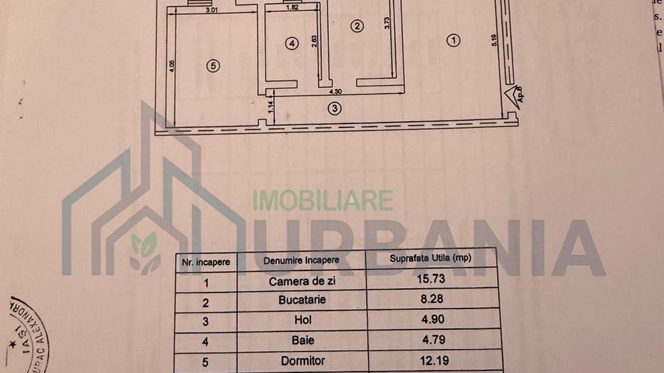 Apartament 2 camere, 52 mp, Valea Lupului, mobilat, parcare inclusă - Poză 6