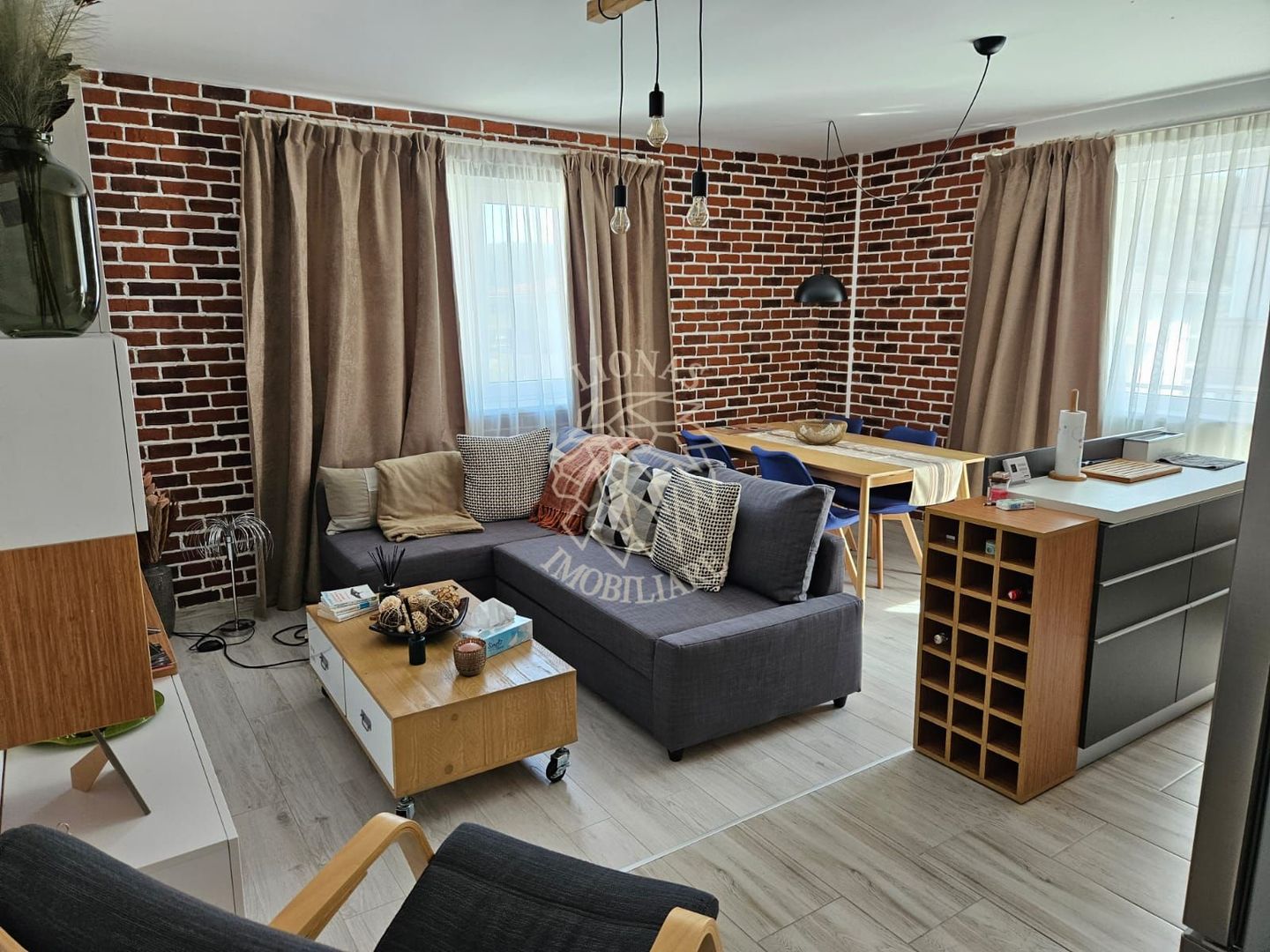 Apartament Modern 3 camere 72 mp-balcon-mobilat/utilat-Floresti - Poză 2