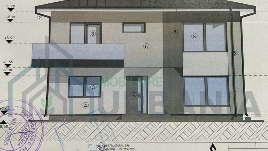 Casă finalizată de vânzare în Miroslava, 4 camere, 155 mp utili - Poză 1
