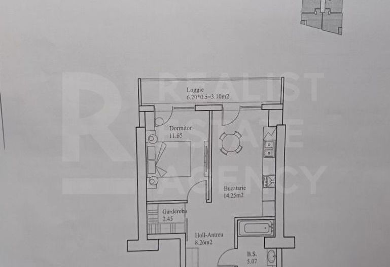 Vânzare, apartament, 1 cameră, strada Grenoble, Botanica - Poză 9