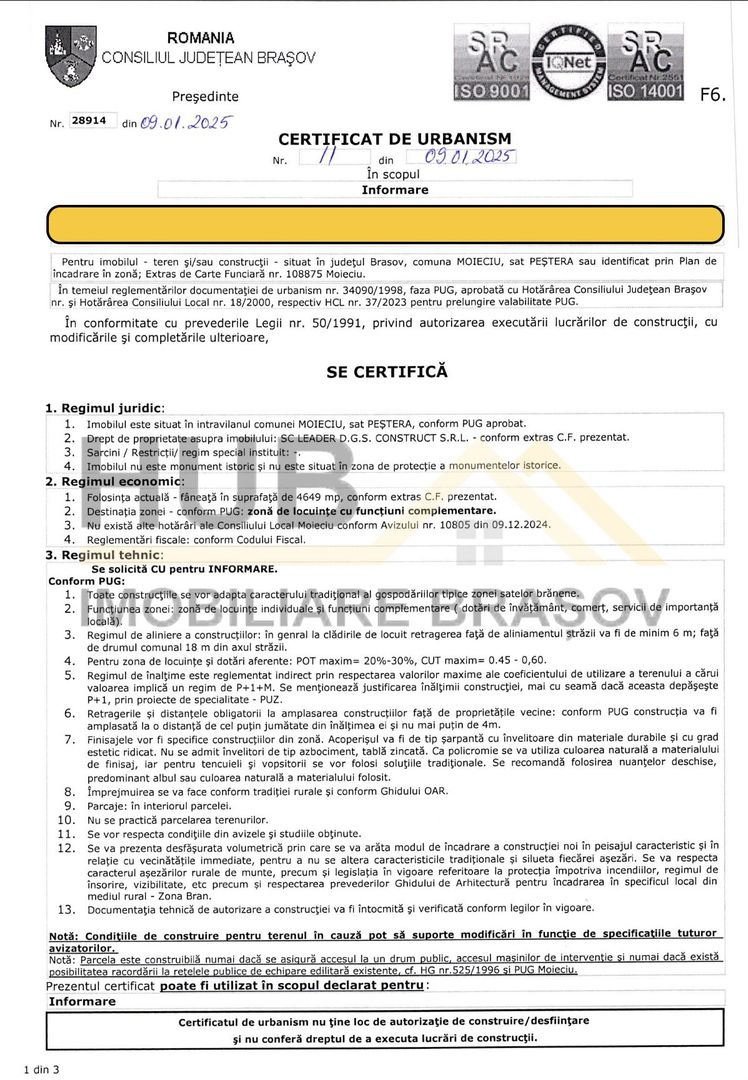Oportunitate Investitie | Teren Pestera | 2.090mp | Utilitati Gaz/Curent | PUZ - Poză 12