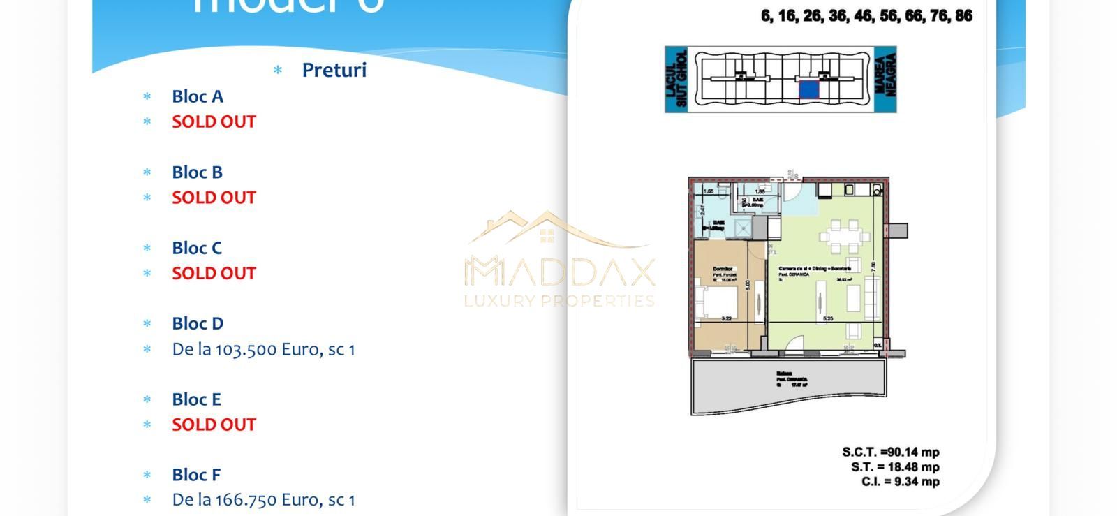 Apartament de vanzare 2 camere + 2 bai I Mamaia Nord I Malul Marii Negre - Poză 26