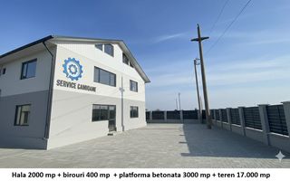 Hala + Cladire birouri + teren 17000mp + 3000 beton, toate utilitatile - Poză 1
