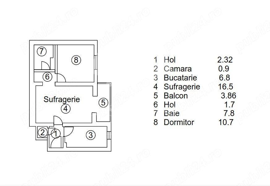 Apartament 2 camere Victoriei | Imobil 1960 - Poză 8