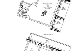 Penthouse 2 niveluri | Terase panoramice | 0% comision | Wings - Schiță 13