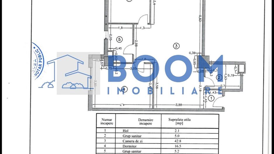 Apartament NOU 3 Camere | Zona Centrala | Parcare Inclusa | Tva Inclus - Poză 9