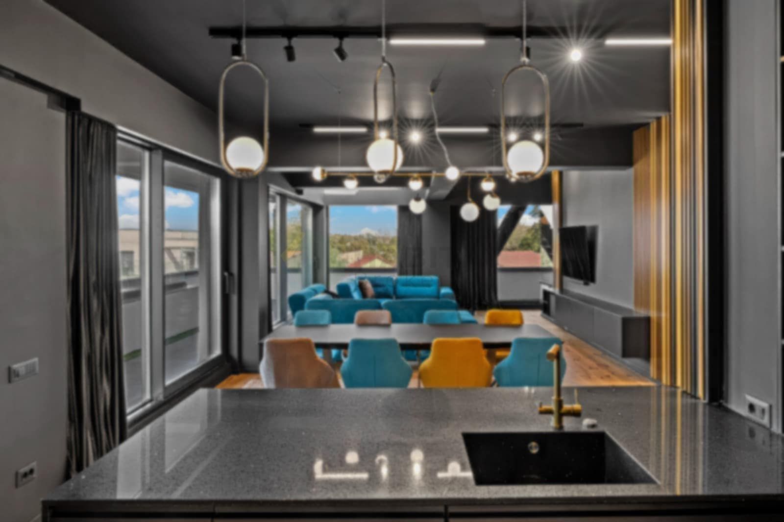 PENTHOUSE DE LUX – 3 CAMERE • DESIGN CONTEMPORAN • 108 MP UTILI + TERASĂ 33 MP • - Poză 19