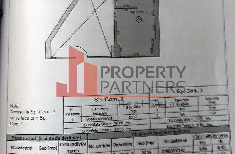 Spatiu comercial central Doamnei 5 - Schiță 5