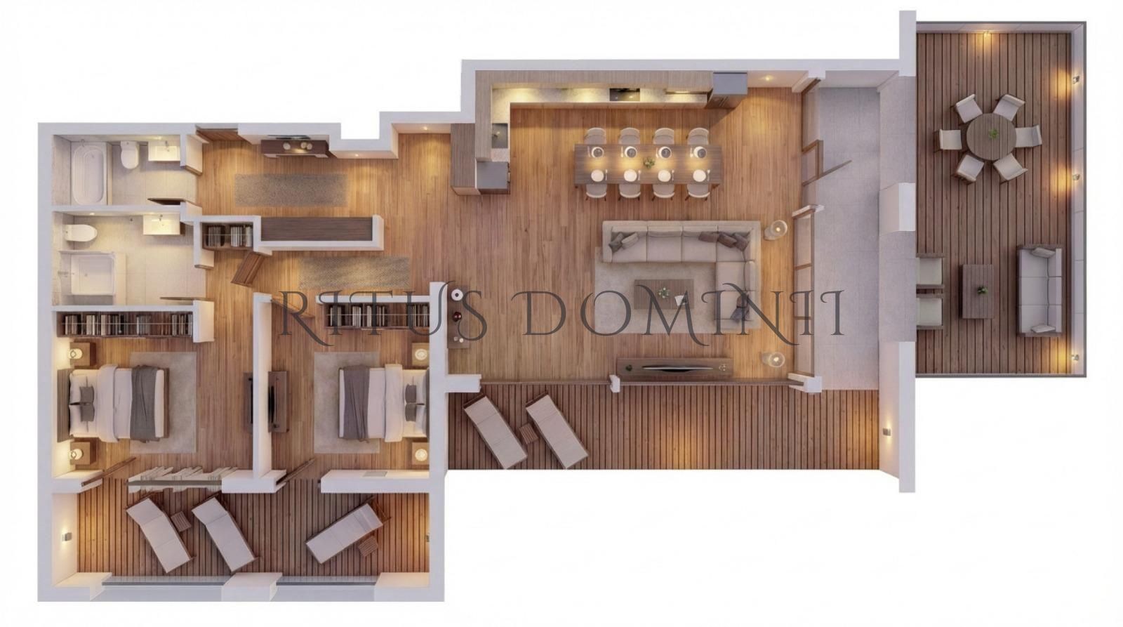 Apartament Ultracentral cu 3 camere, Piata Unirii, 140.60mp - Schiță 1