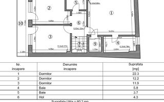 Apartament exclusivist in zona Dorobanti in bloc boutique - Schiță 29