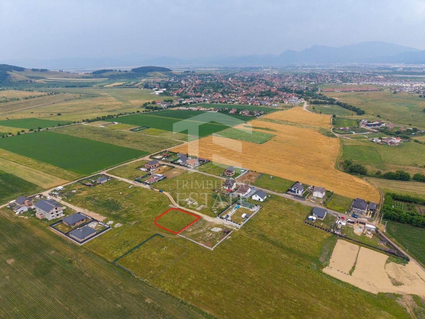 Sanpetru |Teren intravilan 733mp | 3 fronturi stradale - Poză 1