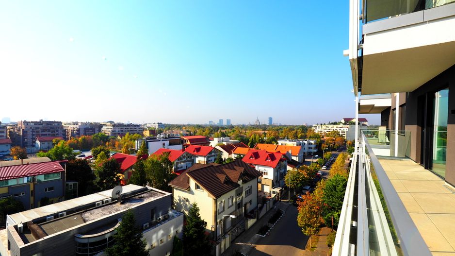 VEDERE PARC! Apartament modern cu 3 camere | terasa 16mp | garaj - Poză 1
