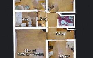 Apartament 3 Camere | 65 Mp | 2 Bai | Balcon | Manastur Brates - Poză 8