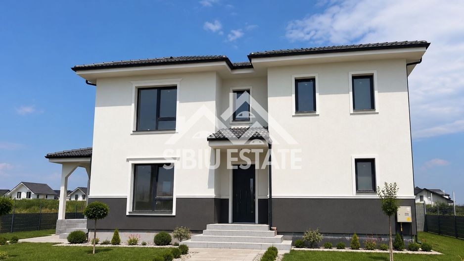 Casă individuală  lângă Sibiu | 5 camere | 136 mp utili | Teren 600mp - Poză 1