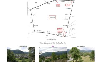 Teren intravilan 3214 mp  în Rucăr cu deschidere 56 m în DN73 - Poză 2