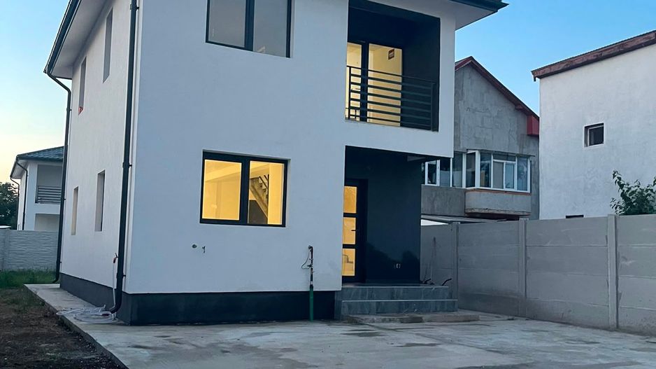 CASA INDIVIDUALA GLINA, INCALZIRE PARDOSEALA, TEREN 325 MP, COMIS 0% - Poză 1
