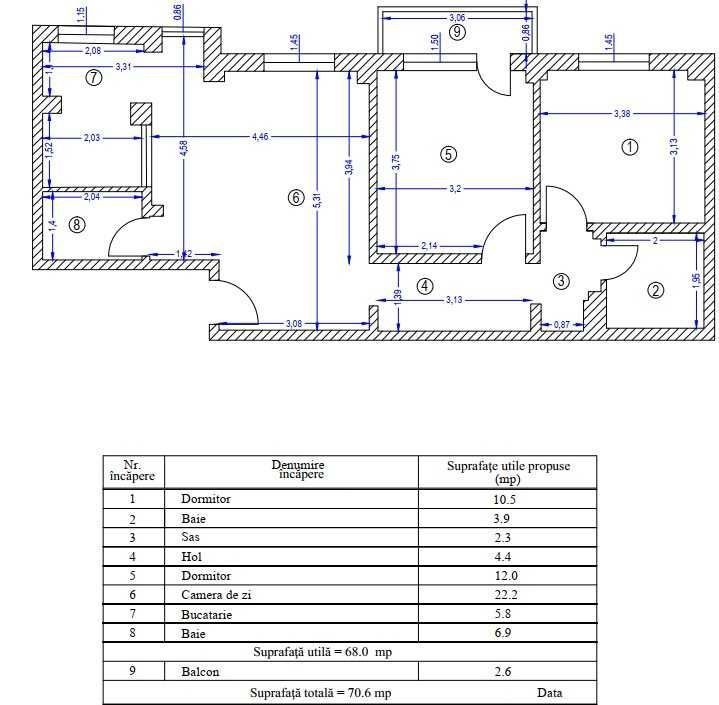 PROPRIETAR Aviatiei / Promenada Mall, 3 camere, et. 2/4, langa metrou - Poză 1