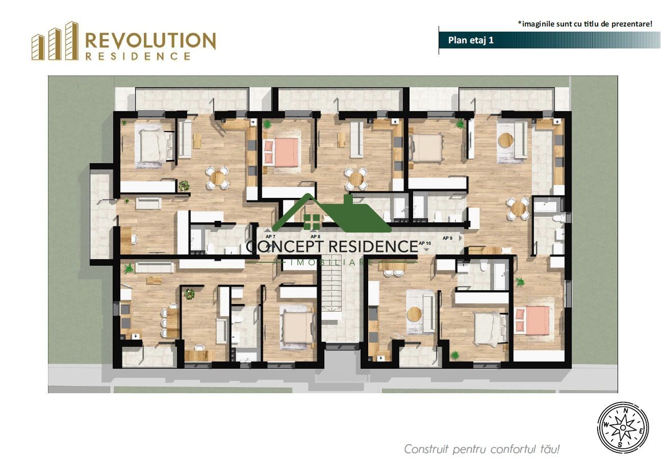 Studio / Birou | Revolution Hills – Str. Oltului | Comision 0% - Poză 6