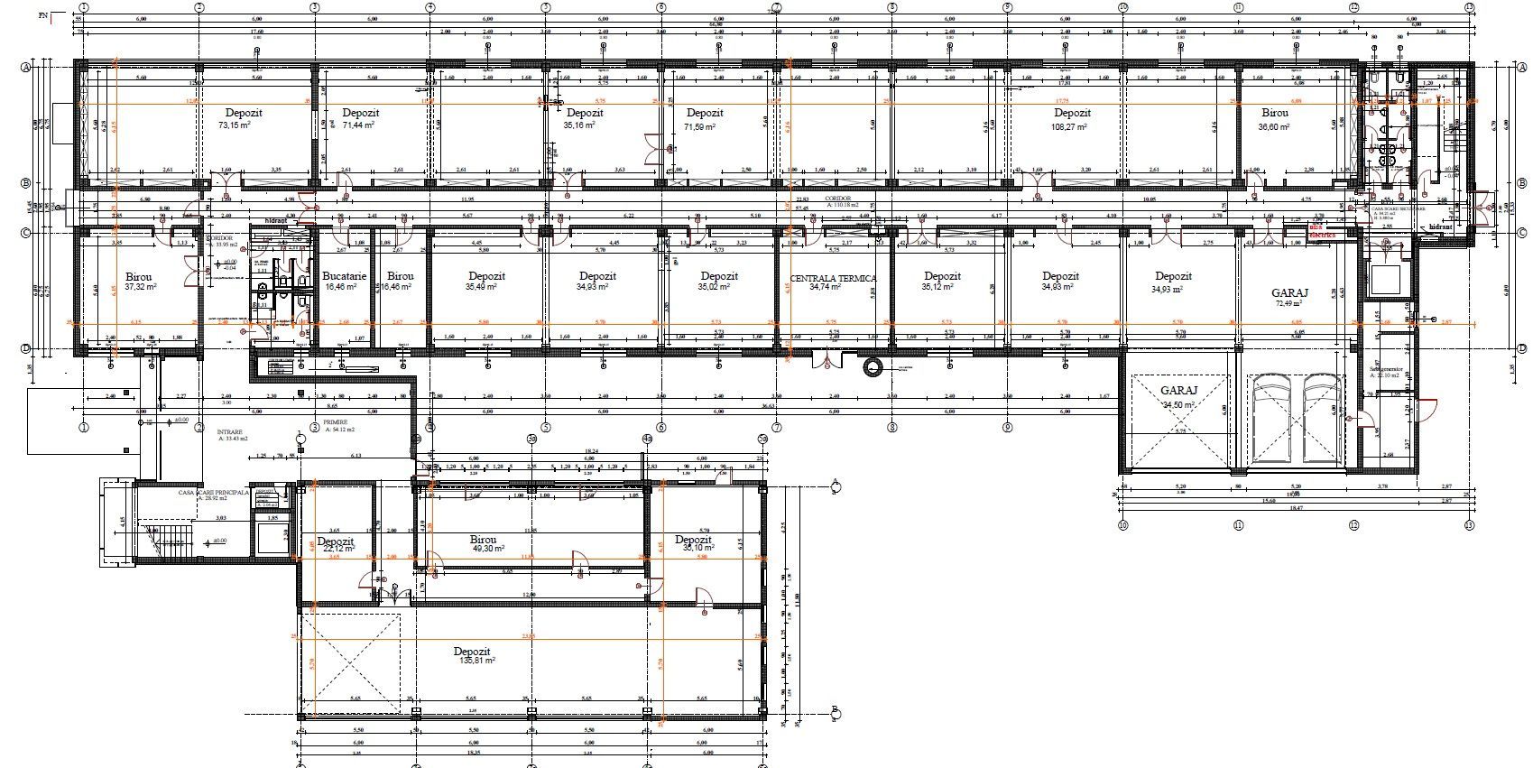 Cladire Birouri 3.420MP UTILI Teren 5.470MP Bulevardul Muncii 18 - Poză 8
