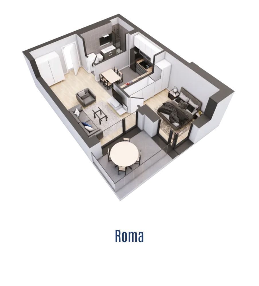 Apartament -Studio Dublu, City Point Aviatiei Faza 2, Anul 2026 - Poză 6