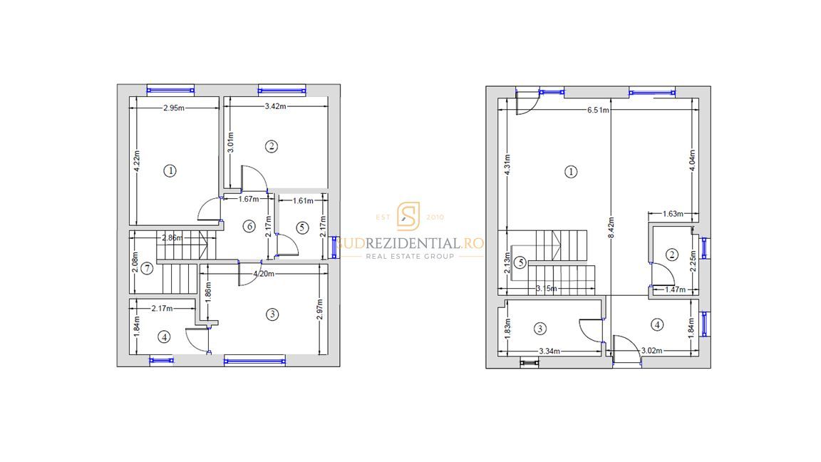 Casă 4 camere | 3 dormitoare | 3 bai | Mobilată premium | Curte 175 mp - Schiță 10