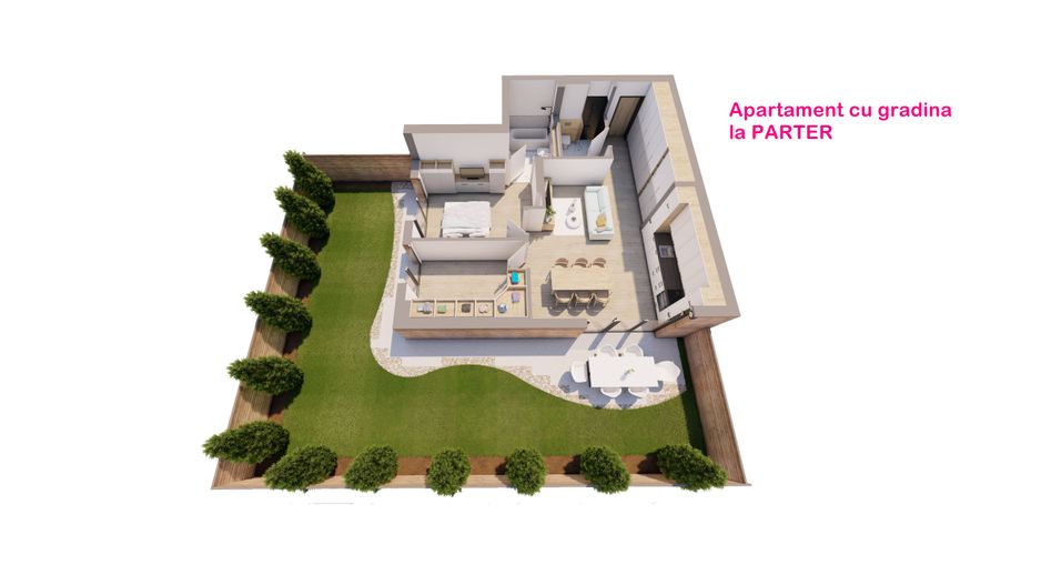 Direct de la DEZVOLTATOR. Apartament cu grădina de 81 mp. TVA 5% - Poză 1