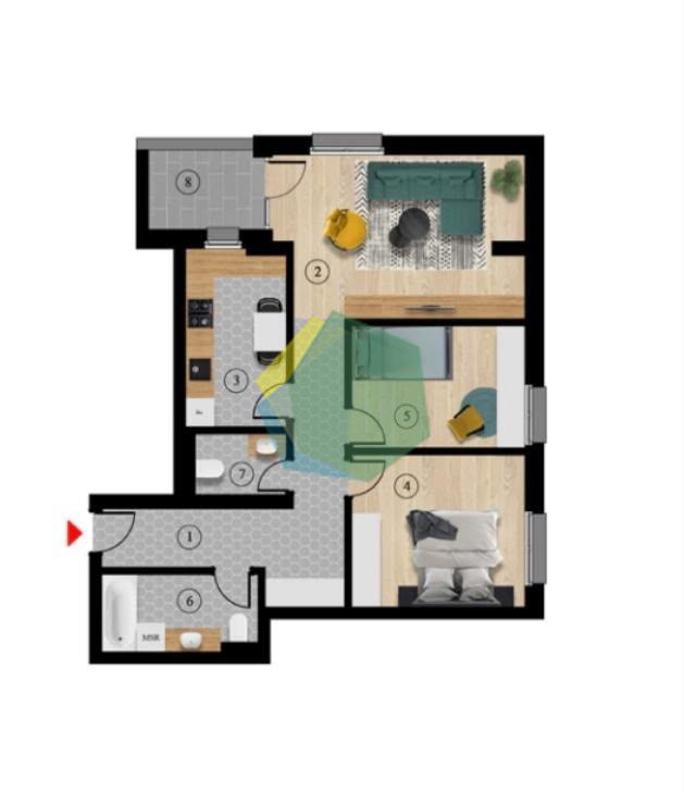 Apartament premium 3 camere, prima închiriere – Otopeni - Poză 10