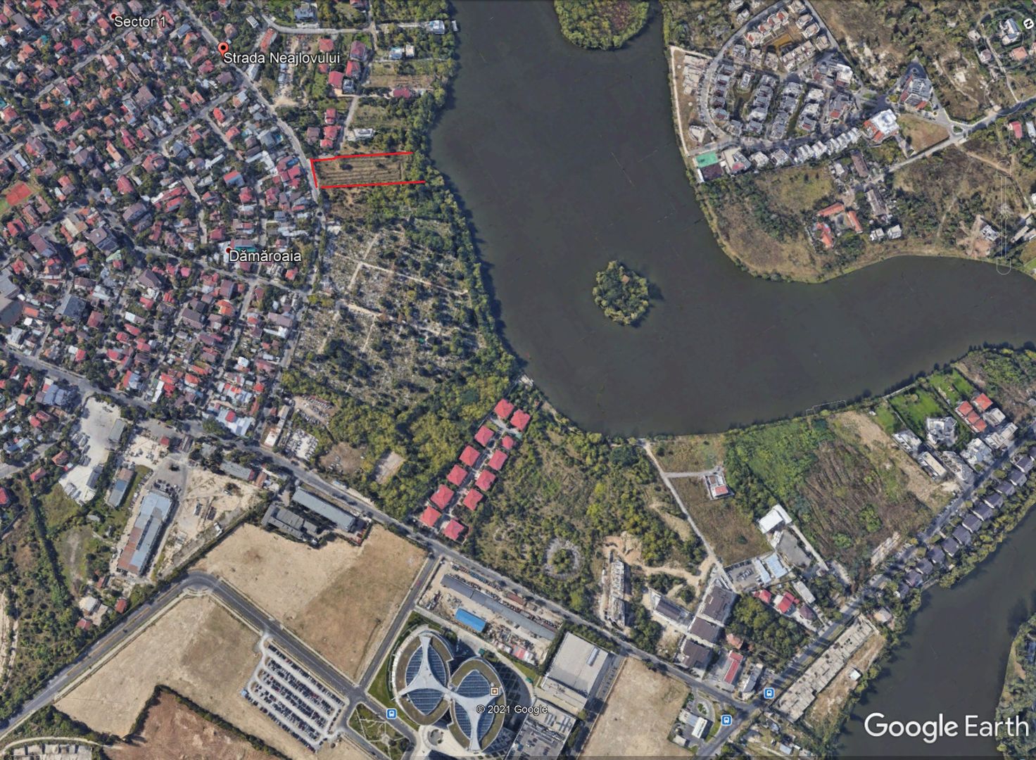 Teren 5963 mp deschidere lac Grivita 42 m cu deschidere la strazi 77 m - Poză 18