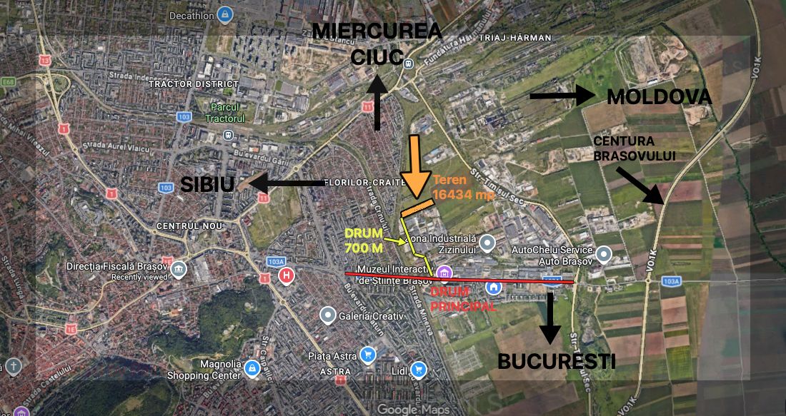Teren industrial 16.434 mp, construire hale Uzina 2, Brașov - Poză 7
