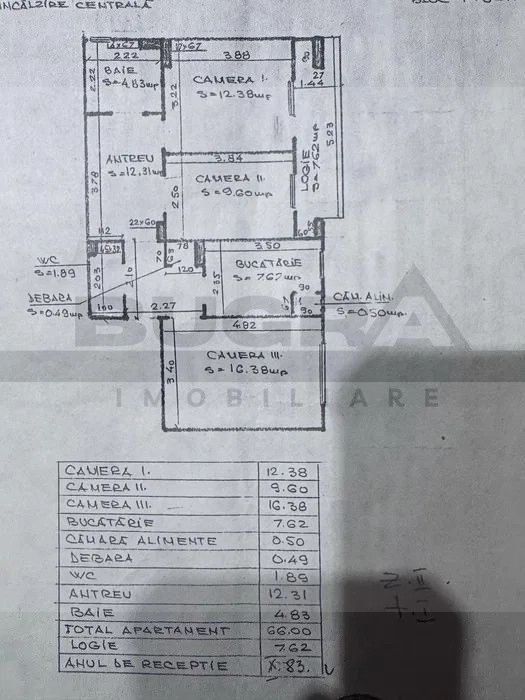 Apartament cu 3 camere, 2 bai, 66 mp, decomandat, Zona Ion Mester - Poză 6