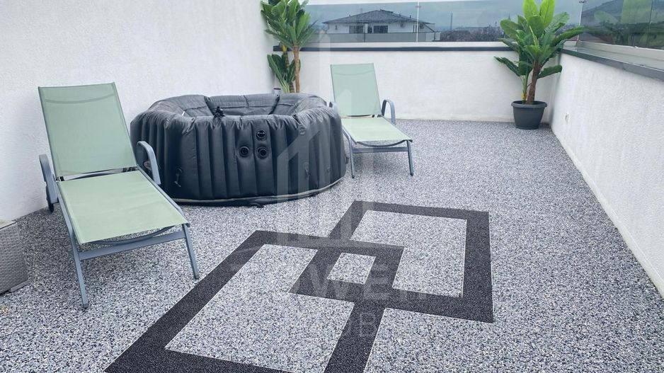 Penthouse de închiriat 3 camere, terasa 110mp, jacuzzi | Nord - Poză 2