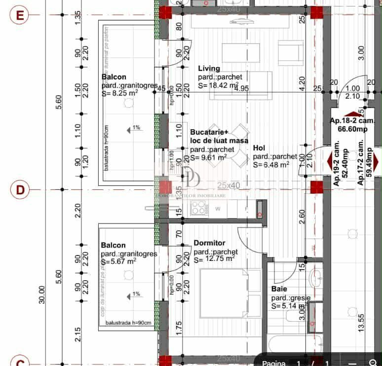 Vânzare Apartament 2 camere | Intre Lacuri - Mureșului | Iulius Mall - Schiță 15