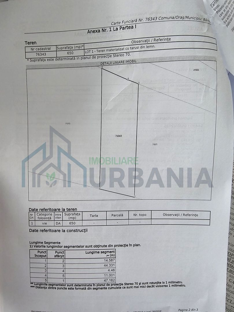 # De vanzare teren 650mp in Visan,,asfalt,toate utilitatile - Poză 4