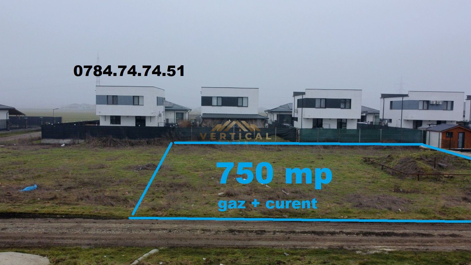 Teren 750 mp constructie imediata - comuna Berceni - Poză 1