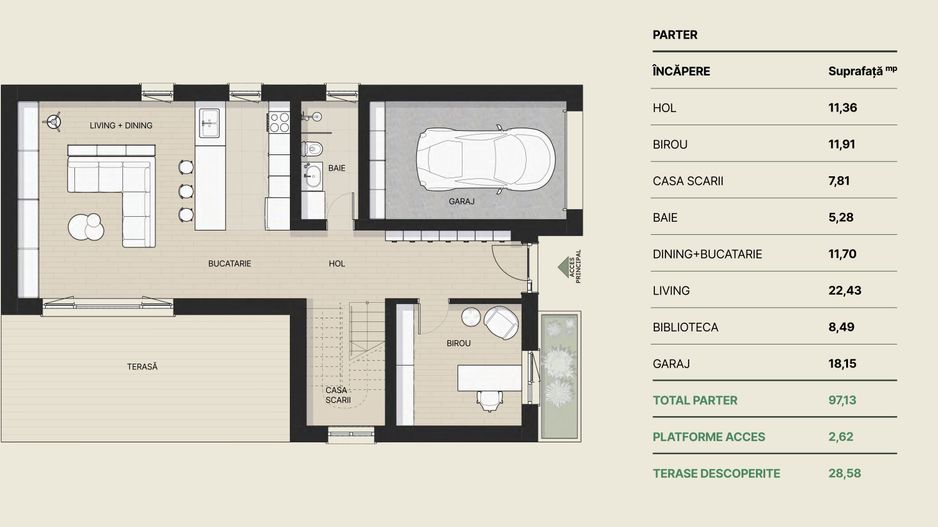 VILA PREMIUM LA PADURE | SUSTENABILA | EFICIENTA ENERGETIC | MOGOSOAIA - Poză 12