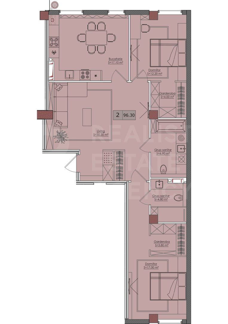 Vânzare, apratament, 2 camere, strada Bucovina, Ciocana - Poză 9