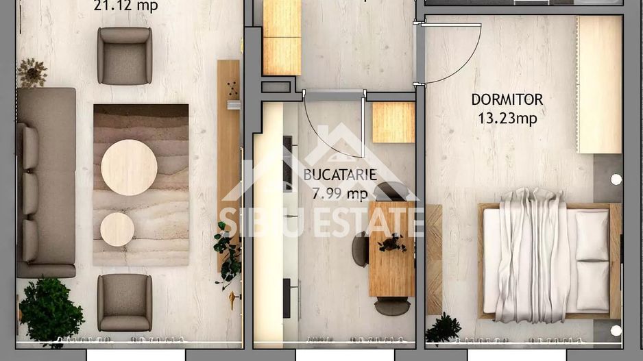 Apartament de vanzare cu 2 camere, etaj 1 bloc cu lift - Poză 1