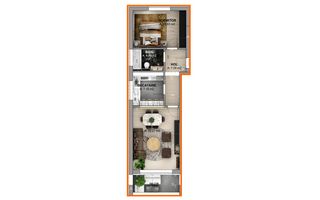 Apartament 2 camere, 52 mp- zona Industriala Vest - Poză 9