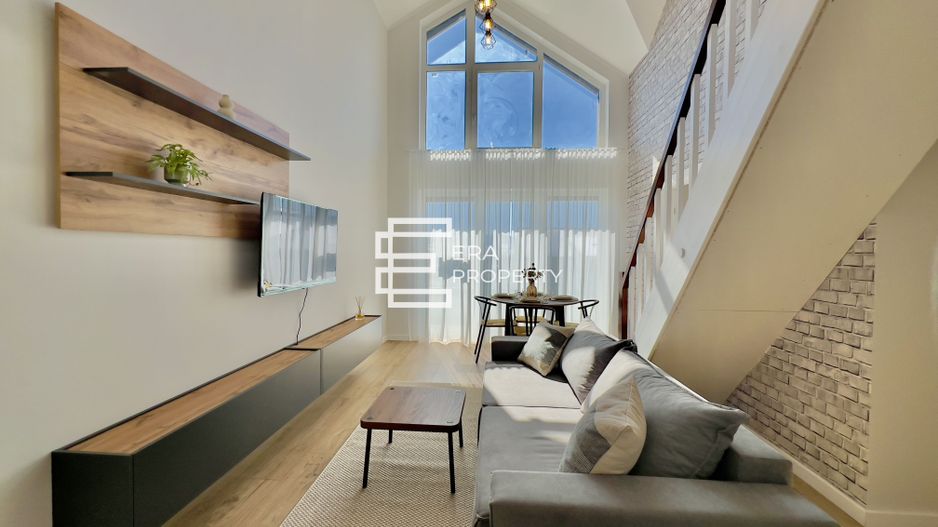 Penthouse 4 camere, terasa 14.42 mp mobilat -zona Aeroport Sibiu - Poză 3