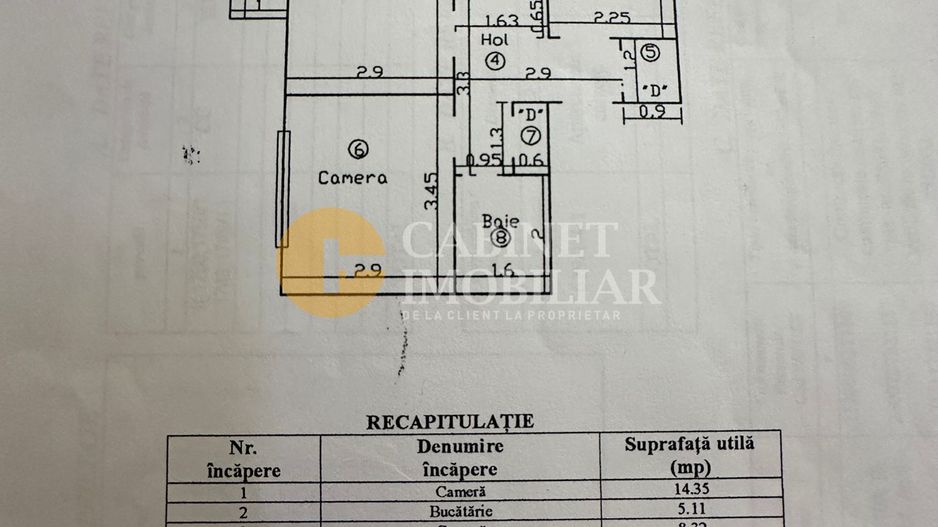 3 Camere Decomandat - Etaj Intermediar - Zona Mircea Cel Batran - Poză 11