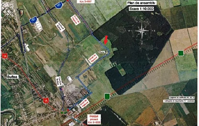 Vând teren construibil 1000 mp lângă pădure Buftea - Poză 3