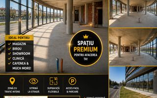 SPAȚIU COMERCIAL DE ÎNCHIRIAT – VIZIBILITATE MAXIMĂ –STR. I.C BRATEANU - Poză 3