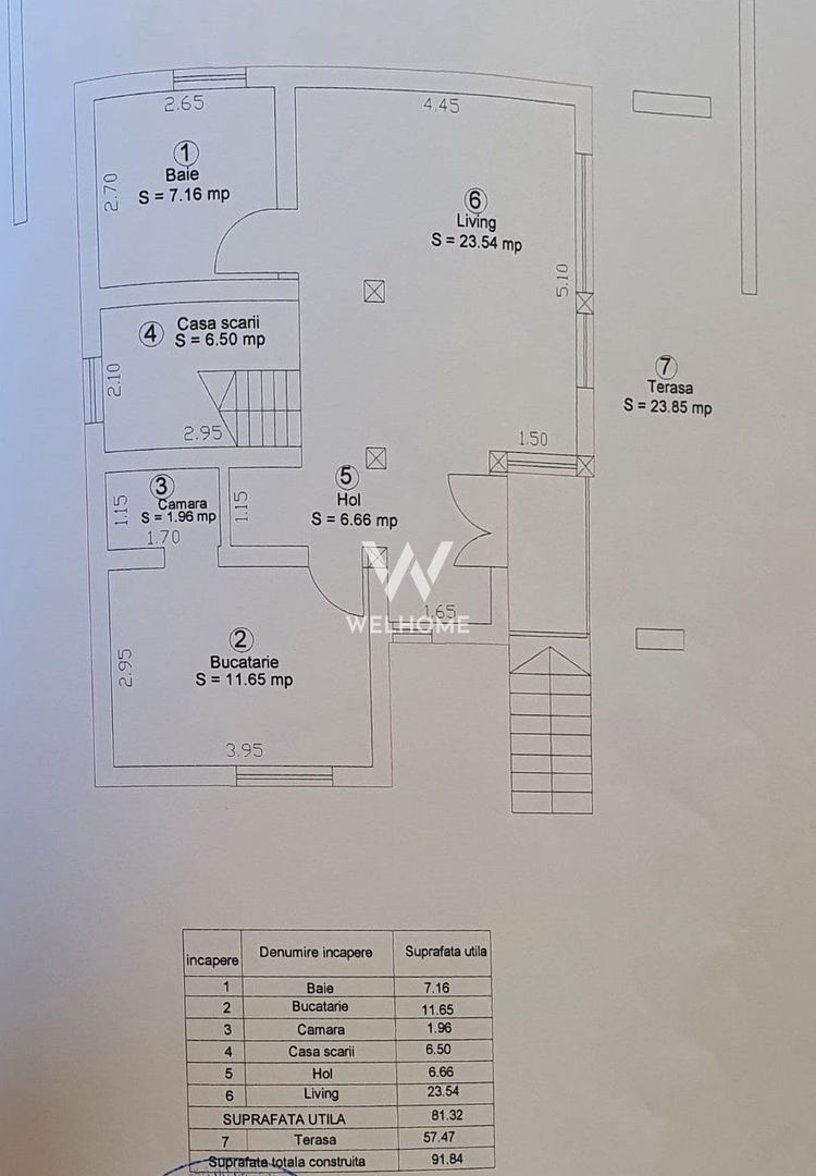 Casa Sibiu - teren 484mp - casa noua zona Sura Mare - Schiță 16
