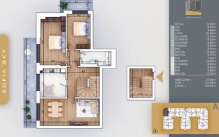 5 camere tip duplex -  Titan Pallady  7 min Metrou N Teclu - Schiță 11