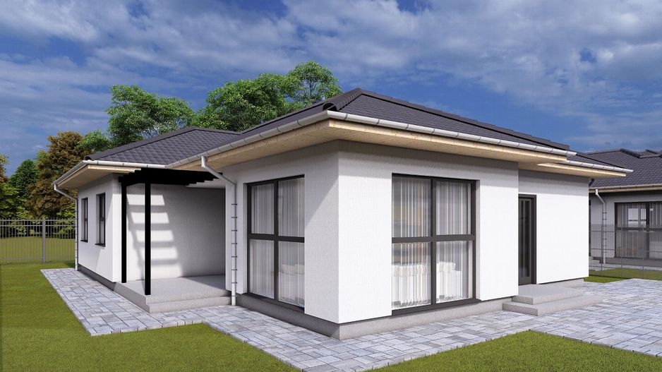 Casa la cheie 4 camere,120 mp,512 mp teren,cu gard si pavaj - Poză 13