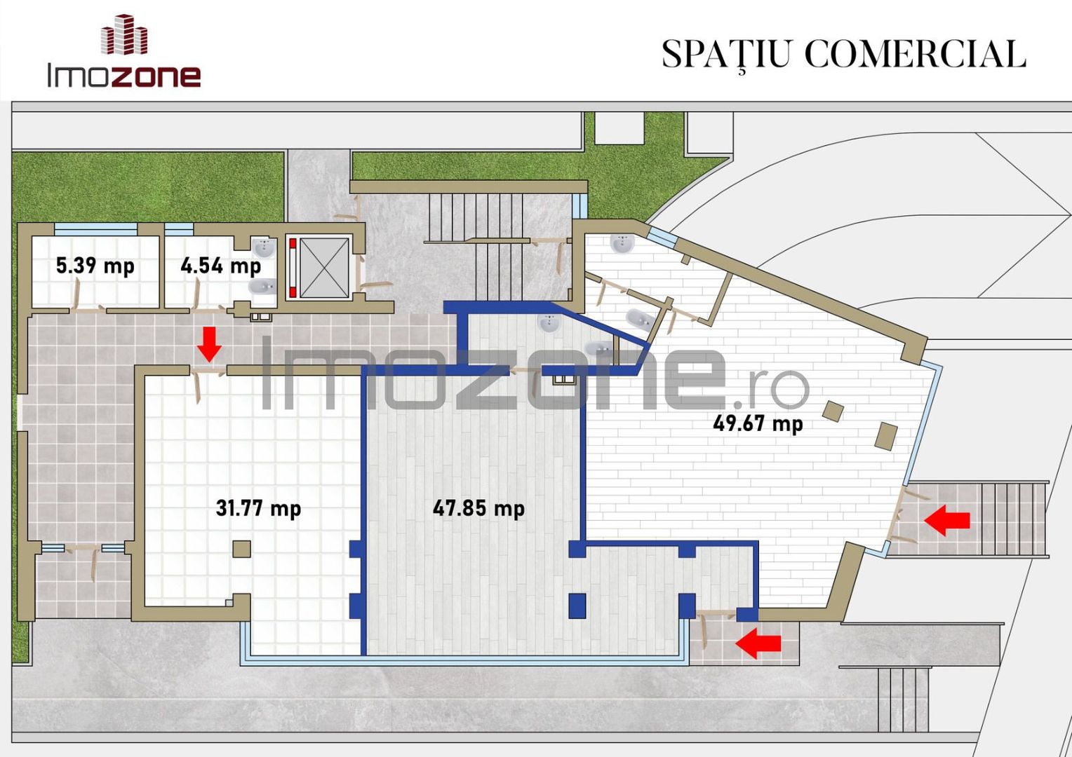 Militari, sector 6, SPATIU COMERCIAL, 48 mp la parterul unui bloc nou - Poză 1