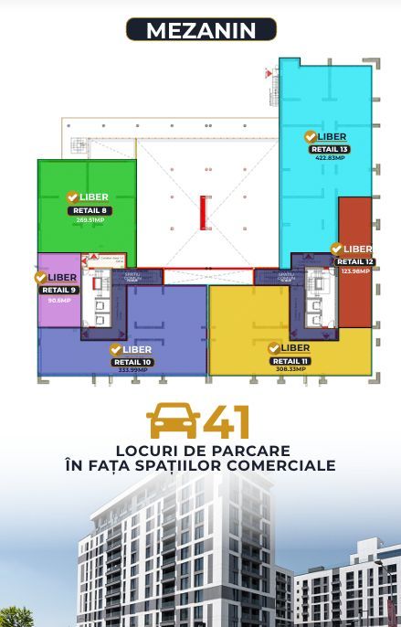 Spații comerciale/office clasa A Cloud 9 - Poză 2