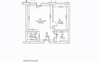 Apartament 2 camere***NOU***ultrafinisat si mobilat//OMV Pipera - Schiță 22